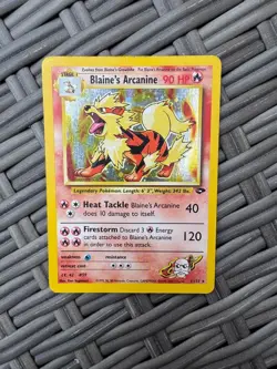 Blaine's Arcanine Gym Challenge Holo Card 1/132 Unlimited - Image 1