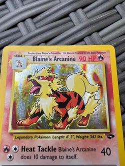 Blaine's Arcanine Gym Challenge Holo Card 1/132 Unlimited - Image 10