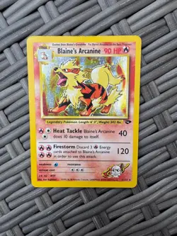 Blaine's Arcanine Gym Challenge Holo Card 1/132 Unlimited - Image 9