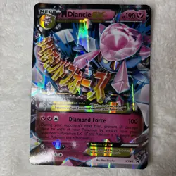 Pokémon TCG Mega EX Jumbo Holo Promo Card Oversized XY44 2015 Rare - Image 1
