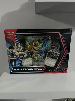 Pokémon TCG Hop’s Zacian ex Box Promo Cards, Foil Oversize Card & Booster Packs - Image 1