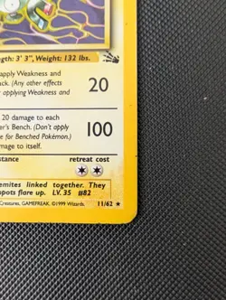 Magneton 11/62 Holo Rare Fossil Set Pokemon Card WOTC Vintage 1999 - Image 15