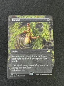 Entomb Borderless MTG Dominaria Remastered 💎Unplayed💎 NM Card # DMR 426 - Image 1