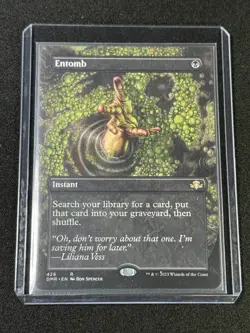 Entomb Borderless MTG Dominaria Remastered 💎Unplayed💎 NM Card # DMR 426 - Image 6