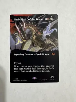 Neriv, Heart of the Storm (Borderless) Tarkir: Dragonstorm Regular - Image 1