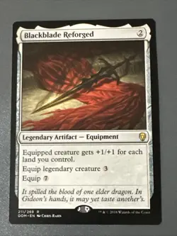 Blackblade Reforged X1 Dominaria NM Condition See Pics Front/Back - Image 3