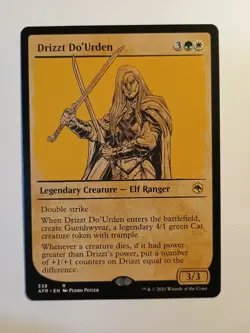 Drizzt Do'Urden Showcase 338 Mtg Magic The Gathering Regular Rare AFR NM - Image 1