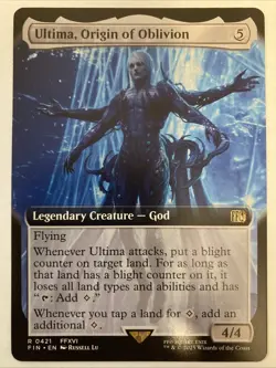 Ultima, Origin of Oblivion (Extended Art) MTG: Final Fantasy 0421 R - Image 1