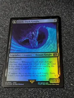 Magic the Gathering Final Fantasy Cecil, Dark Knight Final Fantasy Foil - Image 4