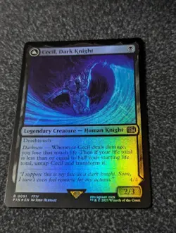 Magic the Gathering Final Fantasy Cecil, Dark Knight Final Fantasy Foil - Image 8