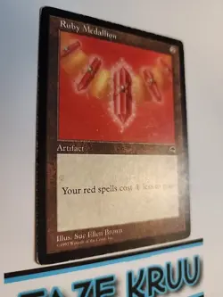 Ruby Medallion Tempest Heavy Play Mtg - Image 4