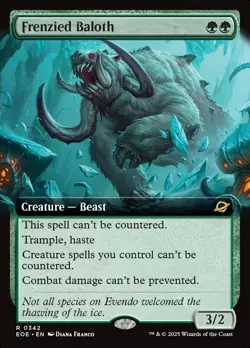 Frenzied Baloth X1 EXTENDED ART FOIL-NM/M- Edge of Eternities - Image 2