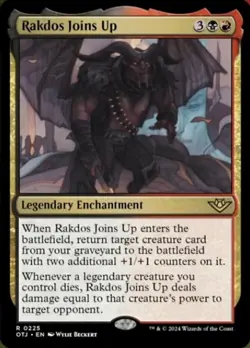 x1 Rakdos Joins Up R MTG Outlaws of Thunder Junction M/NM, English - Image 2