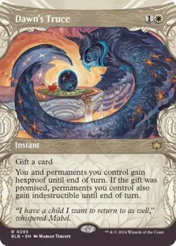 Dawn's Truce (Showcase) -Foil Near Mint MTG Bloomburrow - Image 1
