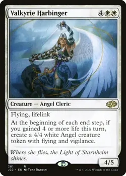 Valkyrie Harbinger MTG Jumpstart 2022 Rare NM x1 - Magic Card - Image 1