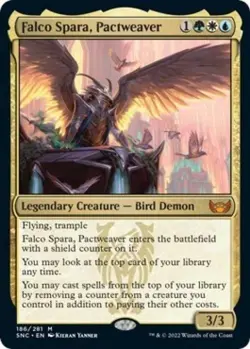 MTG English Falco Spara, Pactweaver NM Normal Streets of New Capenna - Image 1