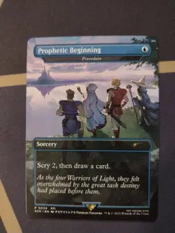 Prophetic Beginning - Preordain - Final Fantasy MTG Promo (6 available) - Image 1