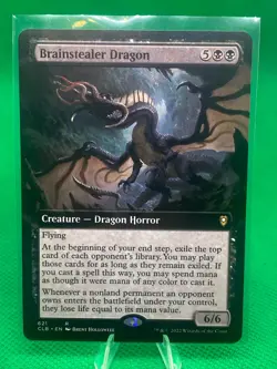 Brainstealer Dragon - Extended Art - Commander Legends Baldur's Gate MTG - Image 2