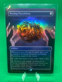 Vexing Puzzlebox FOIL BOERDERLESS - 374 - Mythic - Commander Legends CLB MTG - Image 2