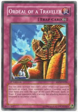 Yugioh! Ordeal of a Traveler C 1st Edition SD7-EN030 (LIGHTLY PLAYED) - Image 2