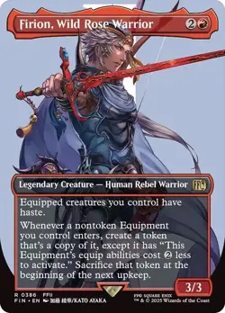Firion, Wild Rose Warrior Showcase Final Fantasy MTG NM - Image 1
