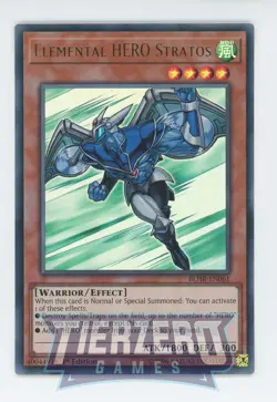 Yugioh Elemental HERO Stratos BLHR-EN061 Ultra Rare 1st Edition NM/LP - Image 1