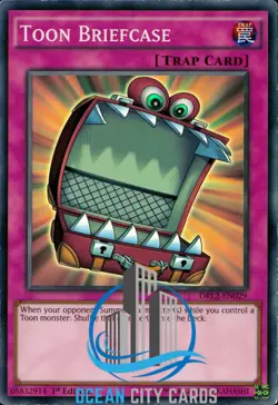 Yugioh DRL2-EN029 Toon Briefcase Super Rare 1st Edition - Image 13
