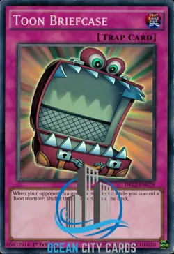 Yugioh DRL2-EN029 Toon Briefcase Super Rare 1st Edition - Image 7