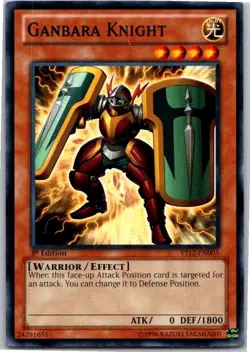 Yugioh Yu-Gi-Oh Ganbara Knight YS12-EN005 1st Edition Xyz Symphony - Image 1
