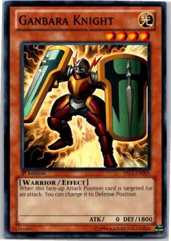 Yugioh Yu-Gi-Oh Ganbara Knight YS12-EN005 1st Edition Xyz Symphony - Image 2