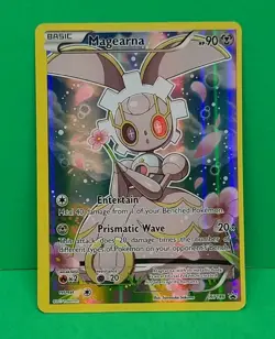 PokÃ©mon TCG Magearna XY186 Ultra Black Star Promo Holo Card Off Center  - Image 1