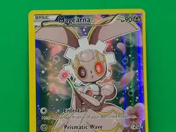 PokÃ©mon TCG Magearna XY186 Ultra Black Star Promo Holo Card Off Center  - Image 2