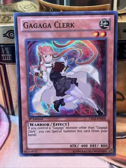 Gagaga Clerk - CBLZ-EN008 - Super Rare - Unlimited Edition x1 Lightly Played - Image 3
