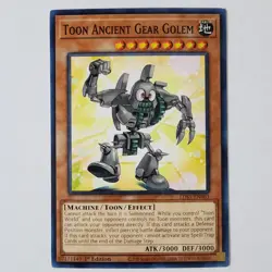 Toon Ancient Gear Golem - LDS1-EN063 - VLP/NM - Common - 1st ed - Yugioh - Image 1