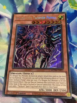 Yu-Gi-Oh! TCG Galaxy-Eyes Tachyon Primal MZTM-EN011 Secret Rare NM/M - Image 2