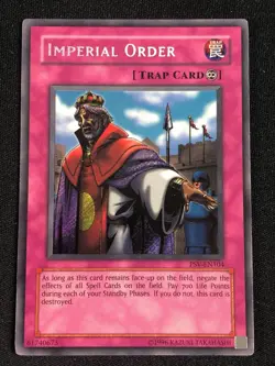 YUGIOH IMPERIAL ORDER PSV-EN104 SECRET MP - Image 2