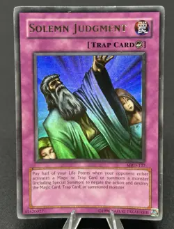 Solemn Judgment - MRD-127 - Ultra Rare - Unlimited - Damaged - Image 1