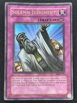 Solemn Judgment - MRD-127 - Ultra Rare - Unlimited - Damaged - Image 7