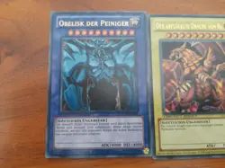 Yugioh! All 3 God Cards! Slifer Sky Dragon Dragon by Ra Obelisk YGLD - Image 2