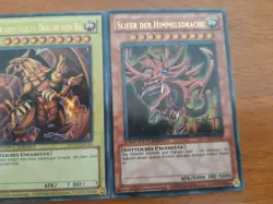 Yugioh! All 3 God Cards! Slifer Sky Dragon Dragon by Ra Obelisk YGLD - Image 4