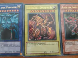 Yugioh! All 3 God Cards! Slifer Sky Dragon Dragon by Ra Obelisk YGLD - Image 7