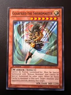 Gearfried the Swordmaster LCJW-EN040 Common 1st Edition Near Mint Yugioh - Image 1
