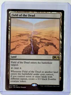 Field of the Dead - NM/M - Core Set 2020 - M20 247/280 - Magic MTG. PACK FRESH - Image 1