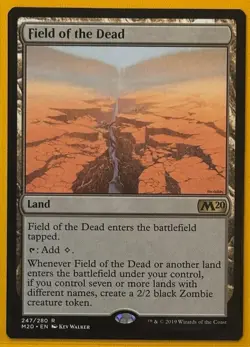 Field of the Dead - NM/M - Core Set 2020 - M20 247/280 - Magic MTG. PACK FRESH - Image 1