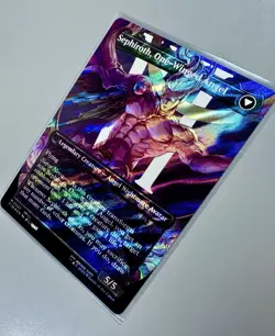 Sephiroth, Fabled Soldier M 0527 Borderless SURGE Foil Final Fantasy MtG - Image 4
