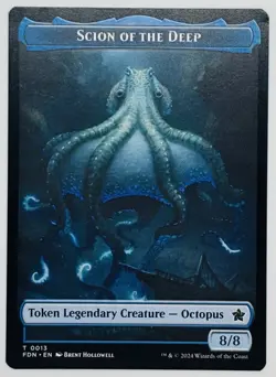MTG Scion of the Deep   Koma's Coil Doubled-Sided Token Foundations Regular - Image 1