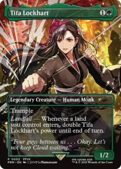 Tifa Lockhart Nonfoil MTG Magiccon PTQ Las Vegas Promo P 0002 - Image 1
