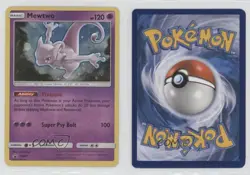 Mewtwo Holo Pokemon Sun & Moon Black Star Promo #SM77 xi9 - Image 3