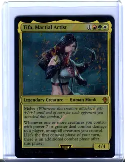 MTG Final Fantasy - TIFA, MARTIA ARTIST 0225 - Surge Foil Commander Mythic! - Image 1