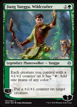 Jiang Yanggu, Wildcrafter -Foil Near Mint MTG War of the Spark - Image 1